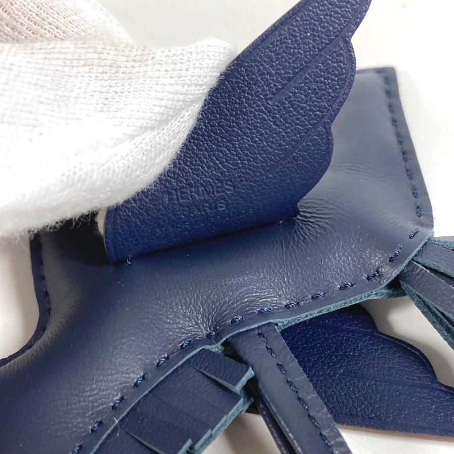 未使用 HERMES エルメス ロデオ ペガサス PM ロデオペガサスPM バッグチャーム ソーネイビー  キーホルダー シュバル チャーム 【中古】 | HERMES | 08