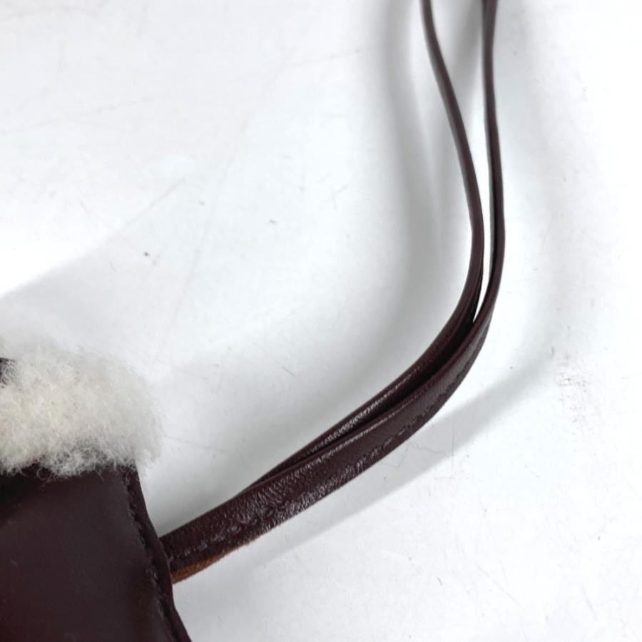 未使用 HERMES エルメス バディ バッグチャーム バッグアクセサリー キーホルダー テリア 犬 ドッグ バッグチャーム ブラウン【中古】 | HERMES | 04