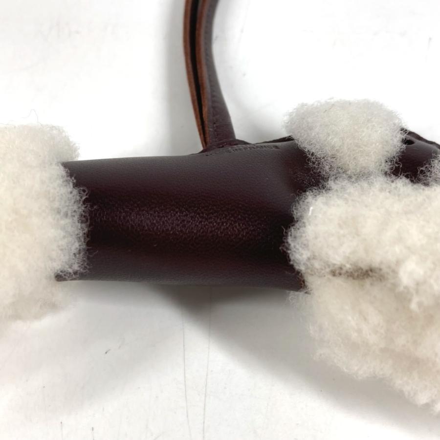未使用 HERMES エルメス バディ バッグチャーム バッグアクセサリー キーホルダー テリア 犬 ドッグ バッグチャーム ブラウン【中古】 | HERMES | 07