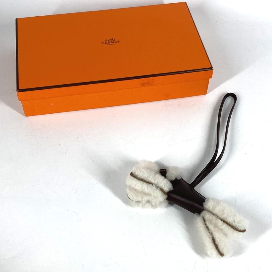 未使用 HERMES エルメス バディ バッグチャーム バッグアクセサリー キーホルダー テリア 犬 ドッグ バッグチャーム ブラウン【中古】 | HERMES | 09