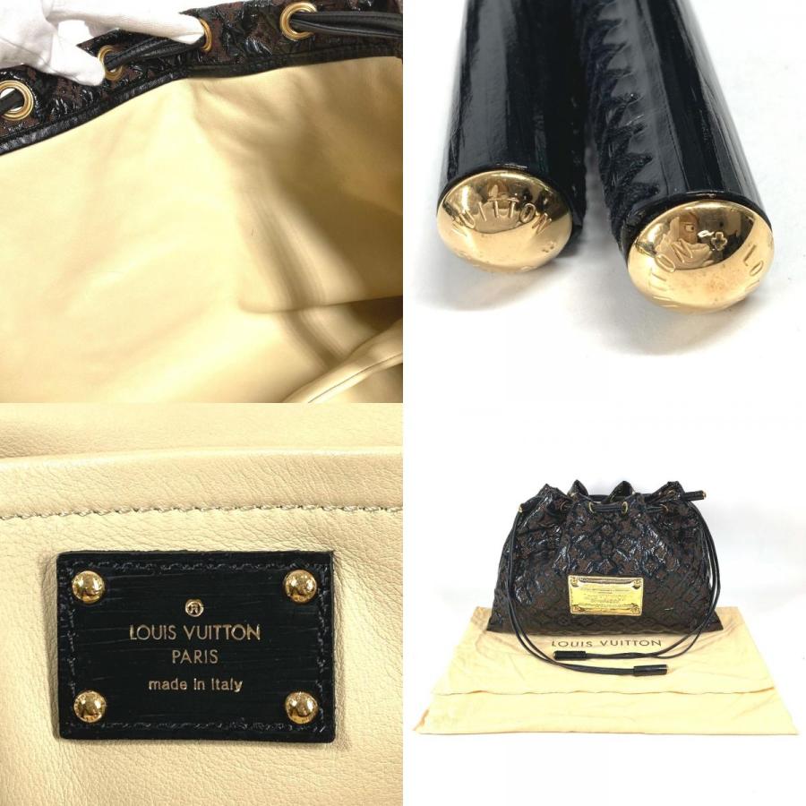 LOUIS VUITTON ルイヴィトン M95259 スクイーチ カバン 巾着 モノグラムエルヴィニル ショルダーバッグ ブラウン レディース【中古】 | LOUIS VUITTON | 09