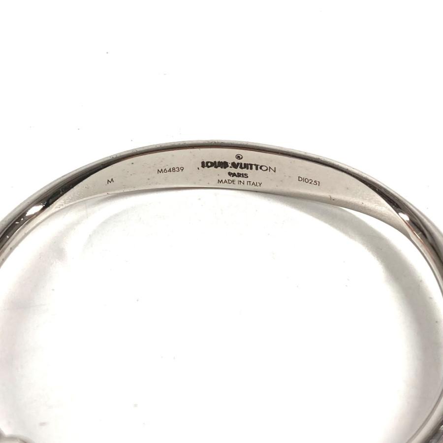 LOUIS VUITTON ルイヴィトン M64839 ジョンクモノグラム アクセサリー ブレスレット バングル シルバー ユニセックス【中古】 | LOUIS VUITTON | 04