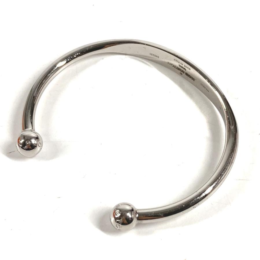 LOUIS VUITTON ルイヴィトン M64839 ジョンクモノグラム アクセサリー ブレスレット バングル シルバー ユニセックス【中古】 | LOUIS VUITTON | 06