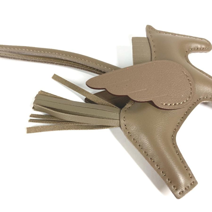 新品同様 HERMES エルメス ロデオ ペガサス PM  バッグチャーム ソーエトゥープ オールエトゥープ 馬 キーホルダー シュバル【中古】 | HERMES | 06