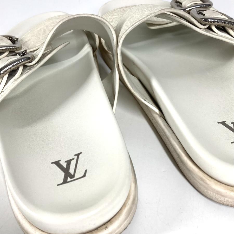 LOUIS VUITTON ルイヴィトン 1AJVDJ LV ヴェニス ミュール サンダル 靴 シューズ モノグラム サンダル ブロン ホワイト メンズ【中古】 | LOUIS VUITTON | 04