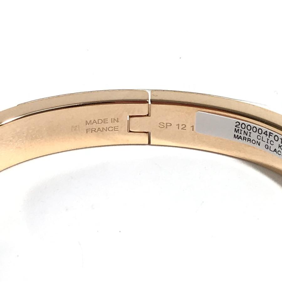新品同様 HERMES エルメス ミニ クリック ケリー PM アクセサリー ブレスレット マロングラッセ ベージュ 【中古】 | HERMES | 06