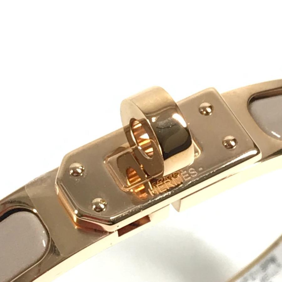 新品同様 HERMES エルメス ミニ クリック ケリー PM アクセサリー ブレスレット マロングラッセ ベージュ 【中古】 | HERMES | 08