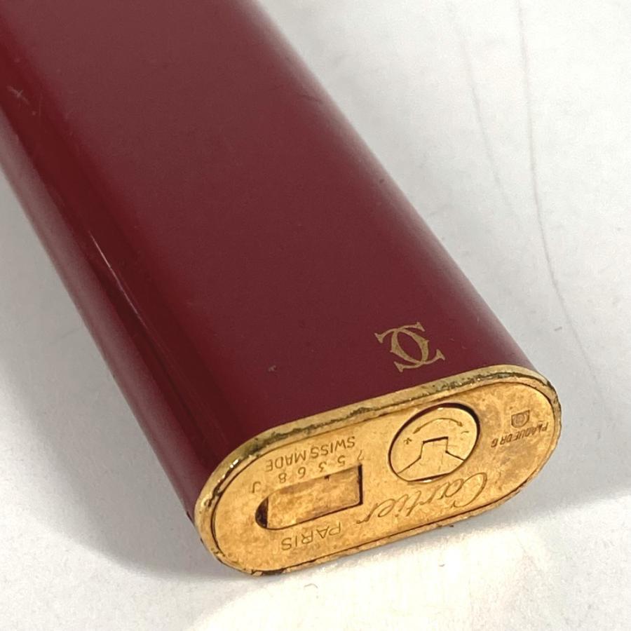 CARTIER カルティエ ロゴ トリニティ 喫煙具 タバコ 煙草 ライター ワインレッド系 ユニセックス【中古】 | Cartier | 04