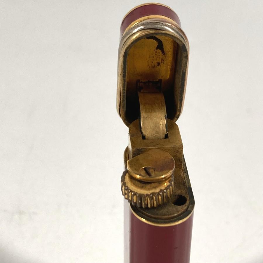 CARTIER カルティエ ロゴ トリニティ 喫煙具 タバコ 煙草 ライター ワインレッド系 ユニセックス【中古】 | Cartier | 09