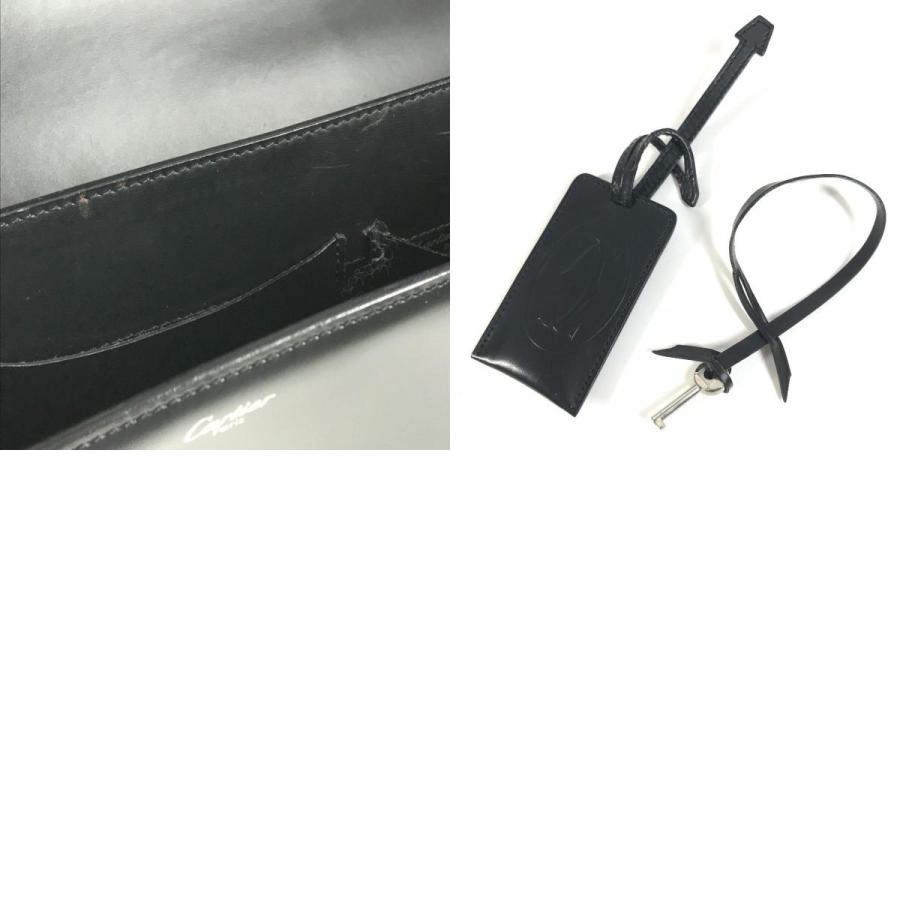CARTIER カルティエ ビジネスバッグ ロゴ カバン トートバッグ 書類バッグ ブリーフケース ハンドバッグ ブラック ユニセックス【中古】 | Cartier | 09