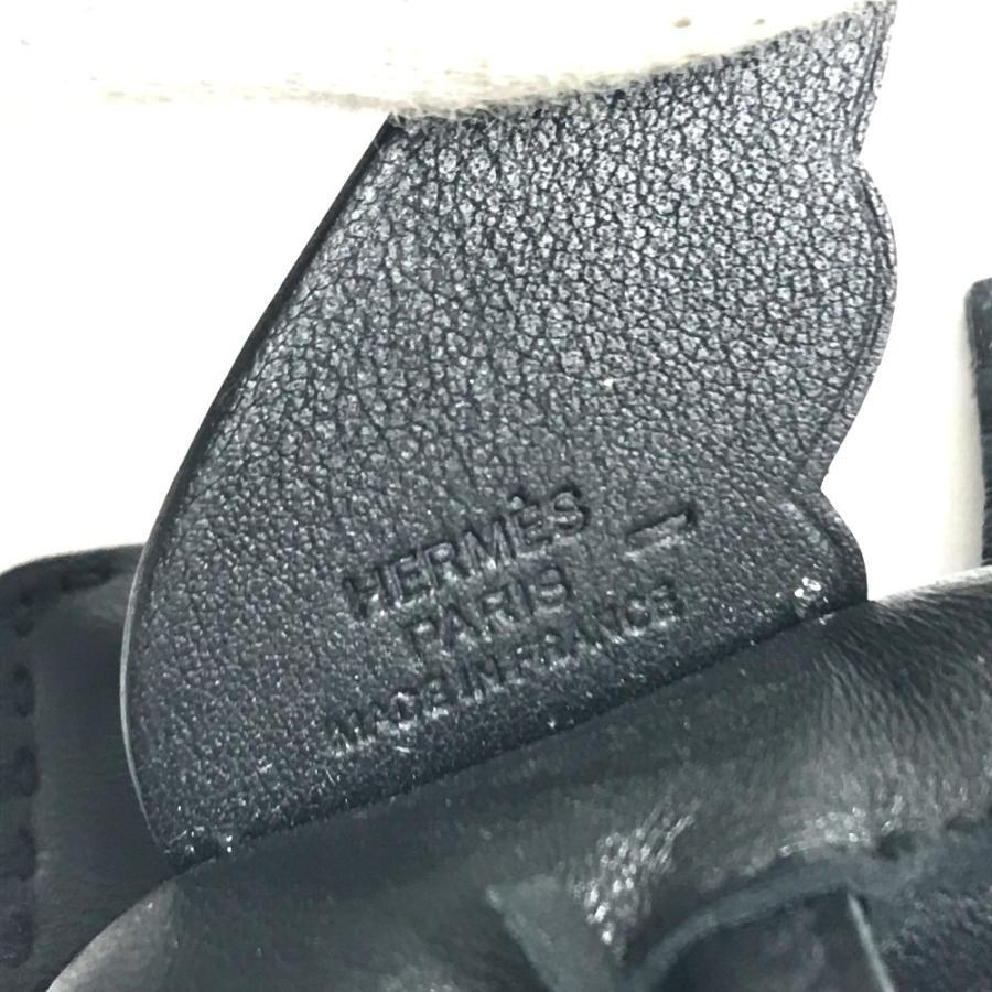 美品 HERMES エルメス ロデオ ペガサス PM タッチ バッグチャーム キーホルダー 馬 シュバル ソーブラック オールブラック【中古】 | HERMES | 02