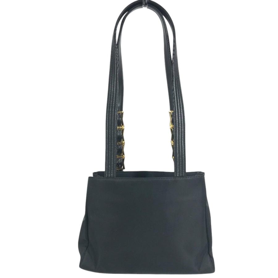 VERSACE ヴェルサーチメデューサ サンバーストトートバッグ チェーン 肩掛け ロゴ カバン ショルダーバッグ ブラック ユニセックス【中古】 |  | 01