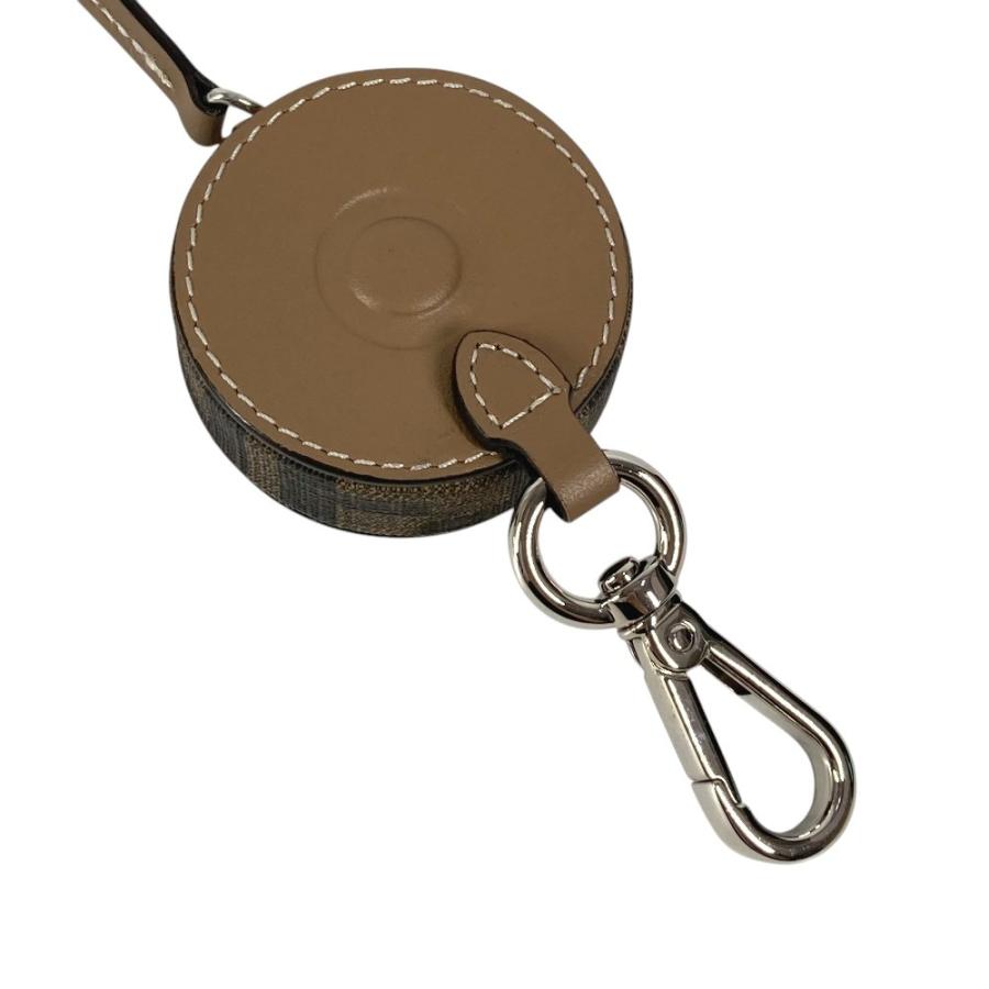 美品 FENDI フェンディ ズッカ FF ロゴ メジャー スケール バッグチャーム キーホルダー ブラウン ユニセックス【中古】 | FENDI | 05