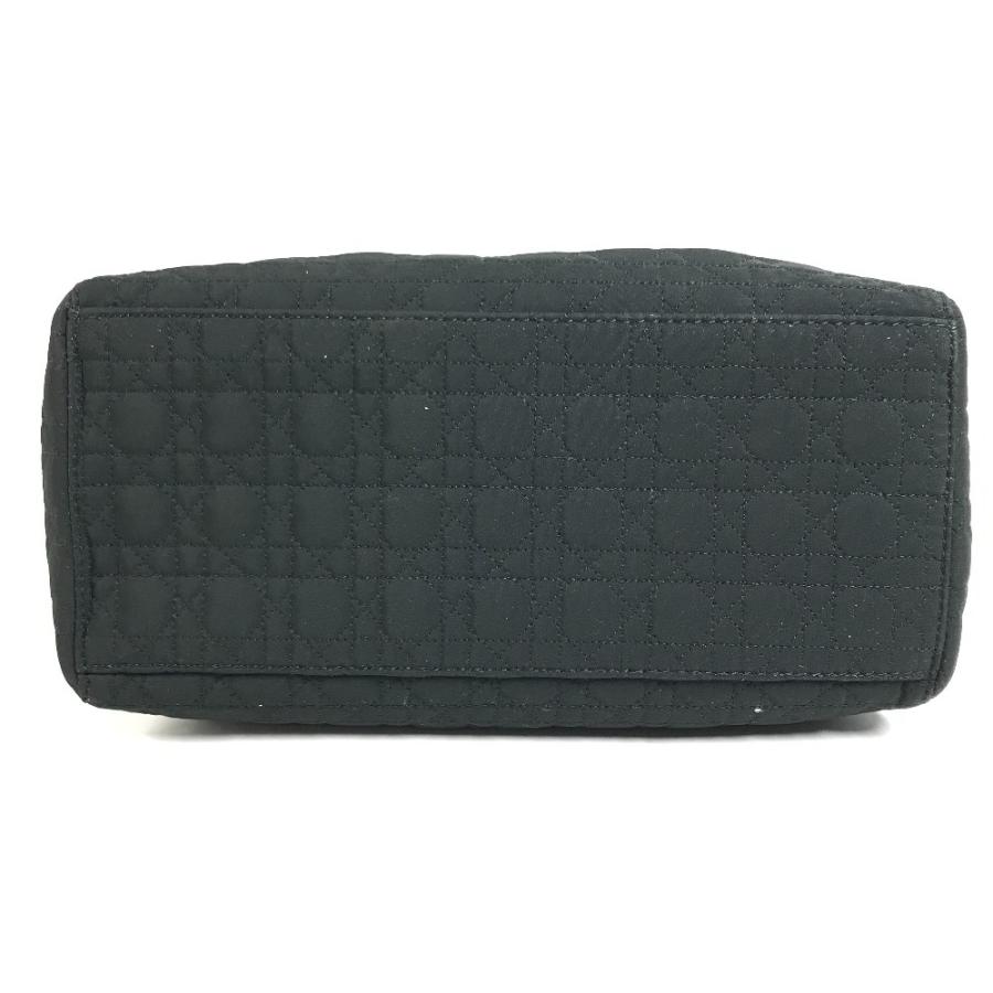 Dior ディオール カナージュ レディディオール lady dior ハンドバック バック カバン トートバッグ ハンドバッグ ブラック 【中古】 |  | 04