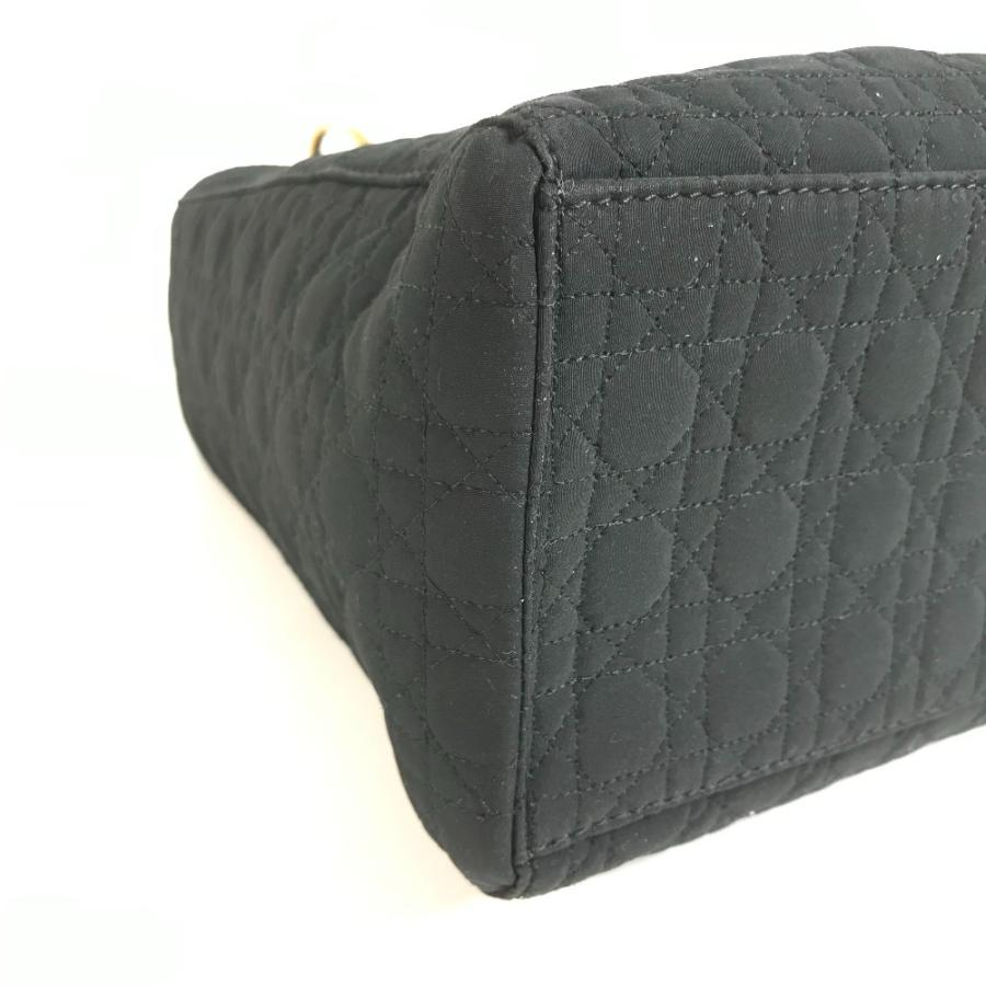 Dior ディオール カナージュ レディディオール lady dior ハンドバック バック カバン トートバッグ ハンドバッグ ブラック 【中古】 |  | 06