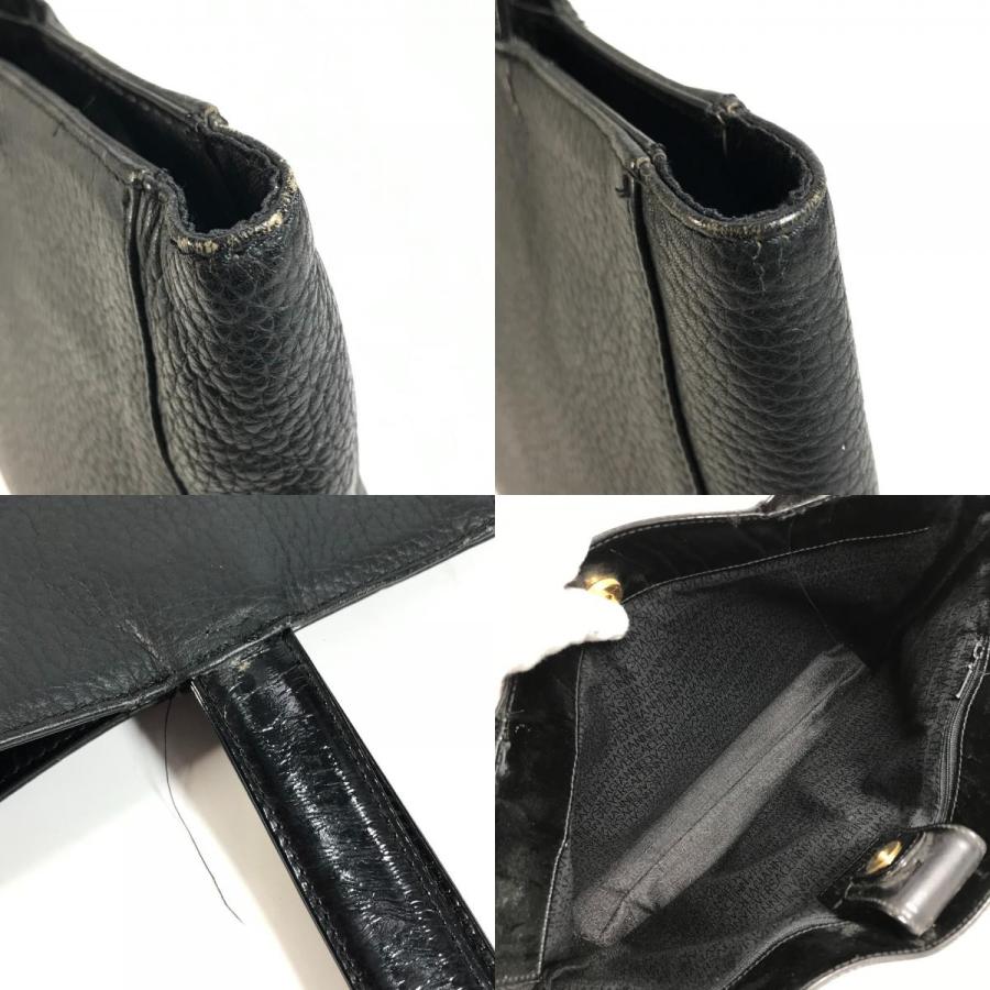 VERSACE ヴェルサーチ サンバースト ロゴ カバン トートバッグ 肩掛け ヴィンテージ ショルダーバッグ ブラック ユニセックス【中古】 |  | 08