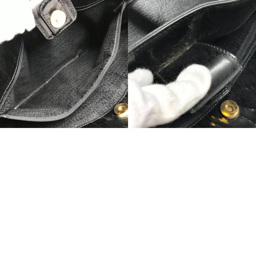 VERSACE ヴェルサーチ サンバースト ロゴ カバン トートバッグ 肩掛け ヴィンテージ ショルダーバッグ ブラック ユニセックス【中古】 |  | 09