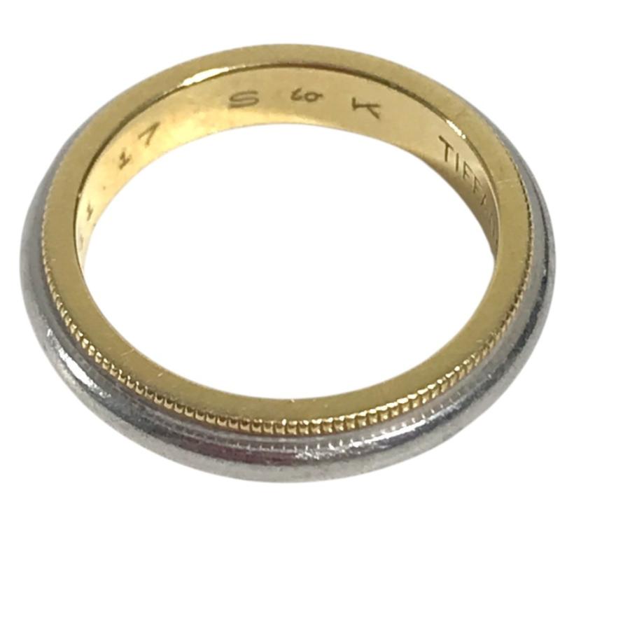 TIFFANY&Co. ティファニー ミルグレイン アクセサリー ジュエリー コンビ K18 金 18K プラチナ コンビ リング・指輪 レディース【中古】 | TIFFANY&Co. | 05