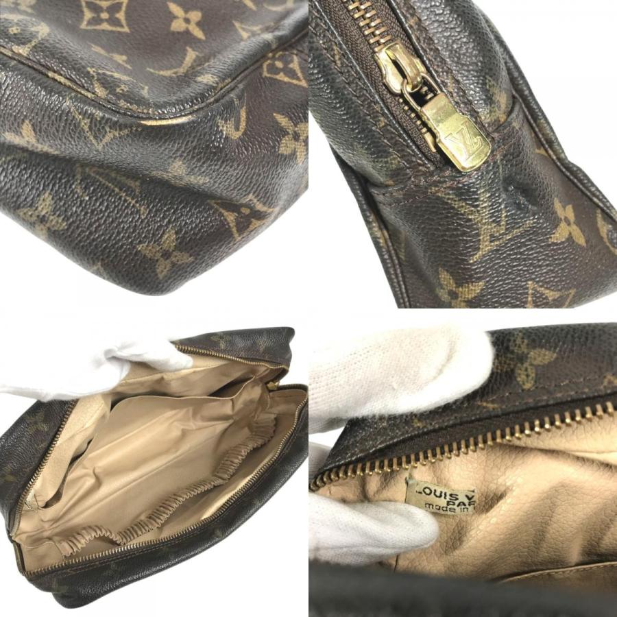 LOUIS VUITTON ルイヴィトン  M47522 トゥルーストワレット28 メイクポーチ クラッチバッグ セカンドバッグ モノグラム 化粧ポーチ【中古】 | LOUIS VUITTON | 08