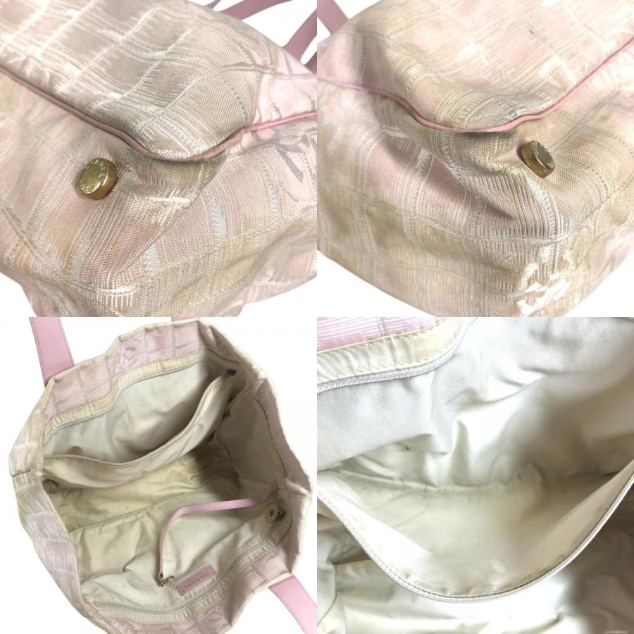 CHANEL シャネル A15991  ニュートラベルライン MM　ニュートラベルラインMM ショルダーバック トートバッグ ピンク ユニセックス【中古】 | CHANEL | 08