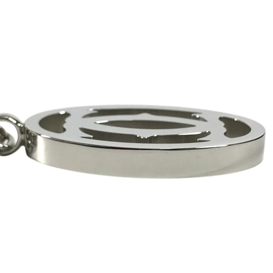 美品 CARTIER カルティエ T1220148  2Cデコール ロゴ ネックレス  チェーンネックレス チャーム キーホルダー ペンダントトップ【中古】 | Cartier | 04