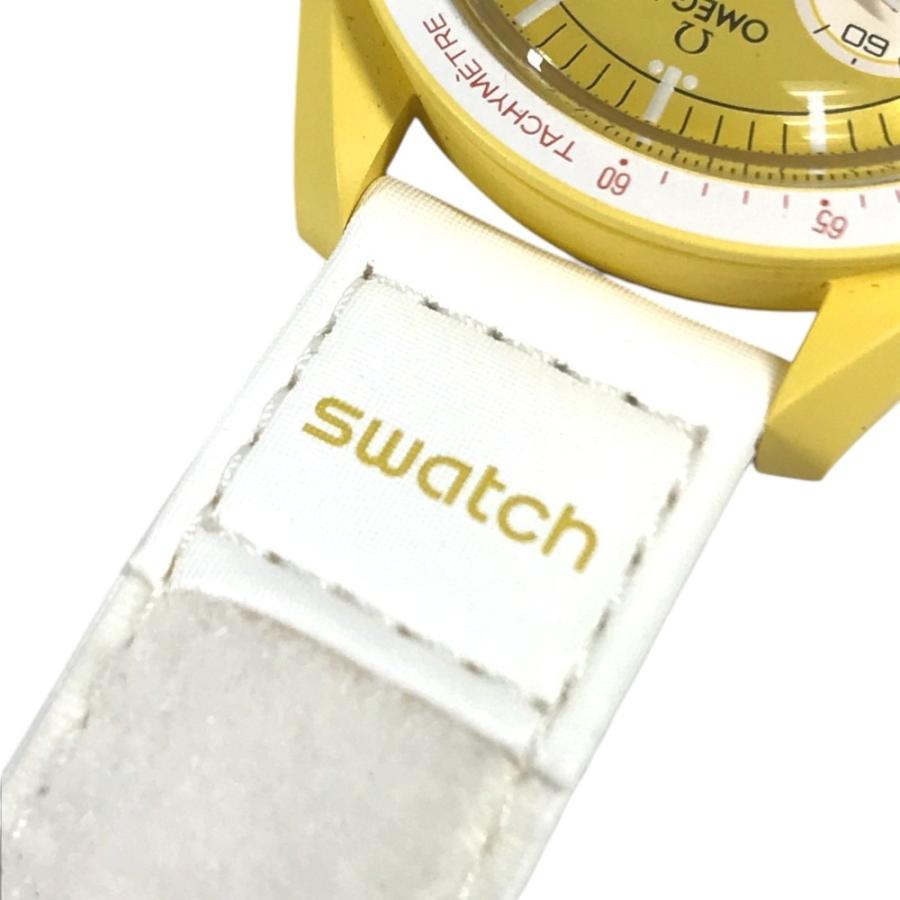Swatch スウォッチ SO33J100 MISSION TO THE SUN メンズウォッチ  ウォッチ OMEGA オメガ コラボ 腕時計 イエロー メンズ【中古】 | Swatch | 06