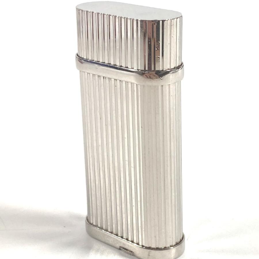 CARTIER カルティエ ロゴ 喫煙具 タバコ 煙草 ライター シルバー ユニセックス【中古】 | Cartier | 01