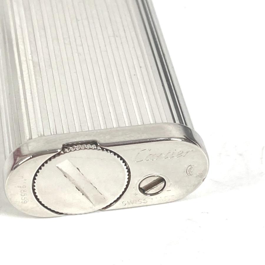 CARTIER カルティエ ロゴ 喫煙具 タバコ 煙草 ライター シルバー ユニセックス【中古】 | Cartier | 04