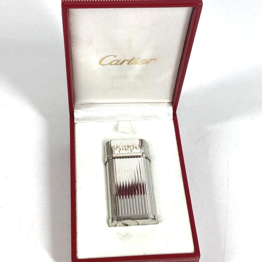 CARTIER カルティエ ロゴ 喫煙具 タバコ 煙草 ライター シルバー ユニセックス【中古】 | Cartier | 08