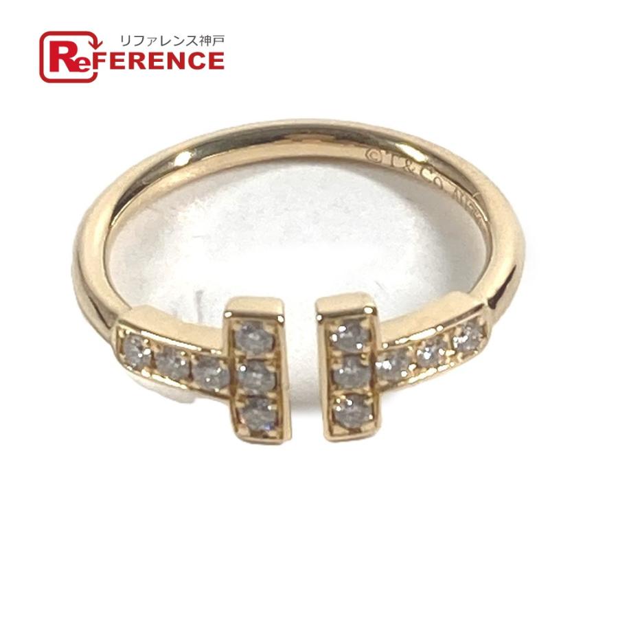 TIFFANY&Co. ティファニー Tワイヤー ロゴ ダイヤ ダイヤモンド  アクセサリー  K18 金 18K リング 指輪 ゴールド レディース【中古】 | TIFFANY&Co.