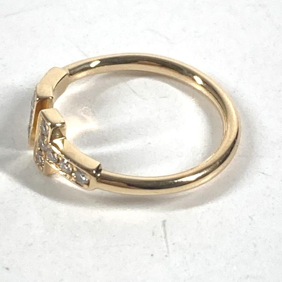 TIFFANY&Co. ティファニー Tワイヤー ロゴ ダイヤ ダイヤモンド  アクセサリー  K18 金 18K リング 指輪 ゴールド レディース【中古】 | TIFFANY&Co. | 02