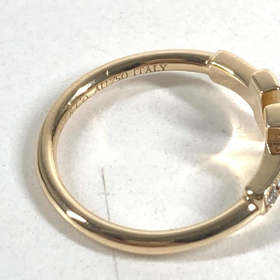 TIFFANY&Co. ティファニー Tワイヤー ロゴ ダイヤ ダイヤモンド  アクセサリー  K18 金 18K リング 指輪 ゴールド レディース【中古】 | TIFFANY&Co. | 04