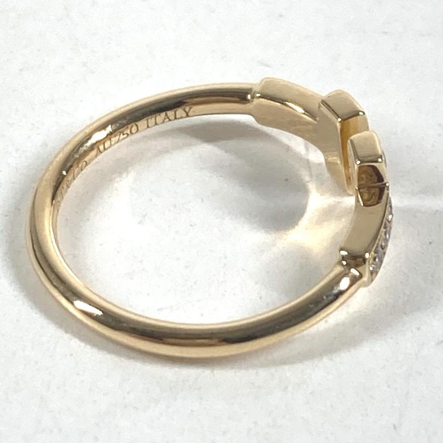 TIFFANY&Co. ティファニー Tワイヤー ロゴ ダイヤ ダイヤモンド  アクセサリー  K18 金 18K リング 指輪 ゴールド レディース【中古】 | TIFFANY&Co. | 05