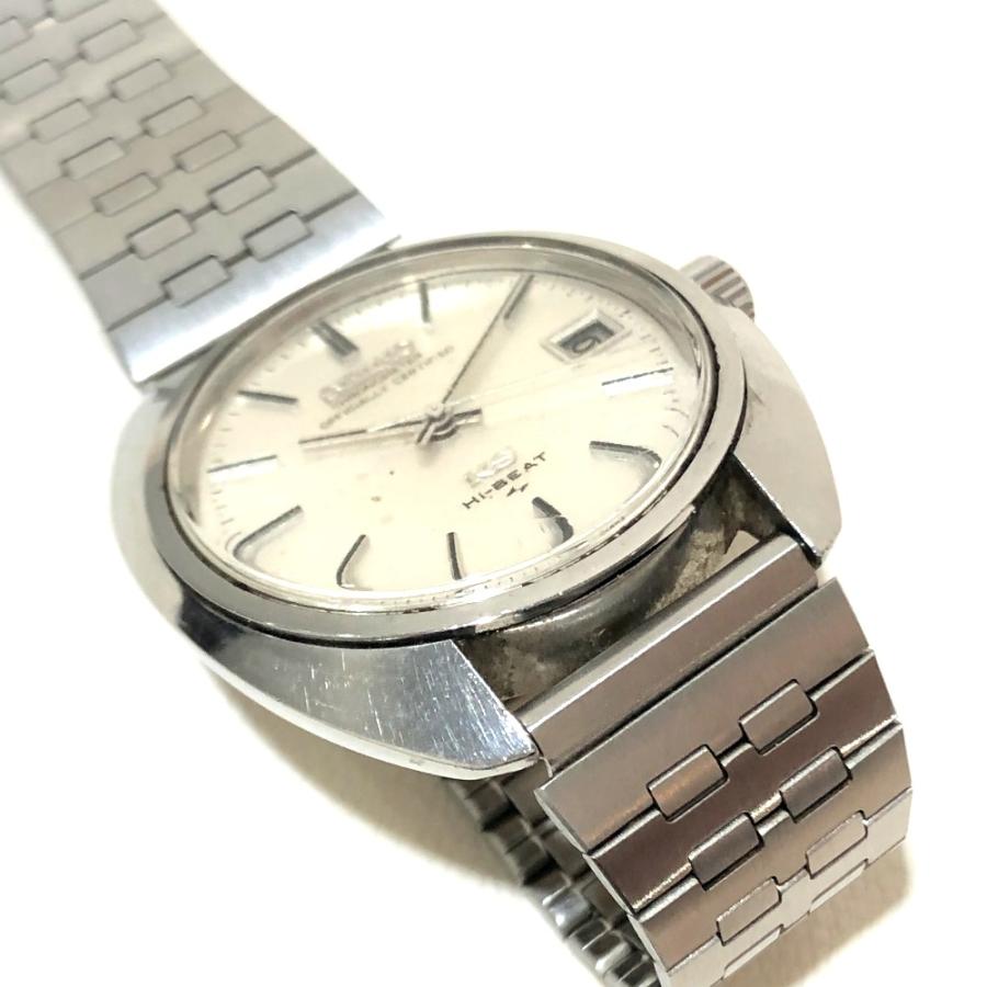 SEIKO セイコー 4502-8010 キングセイコー スーペリア ハイスピード クロノメーター デイト 手巻 腕時計 SS シルバー メンズ【中古】 | SEIKO | 05