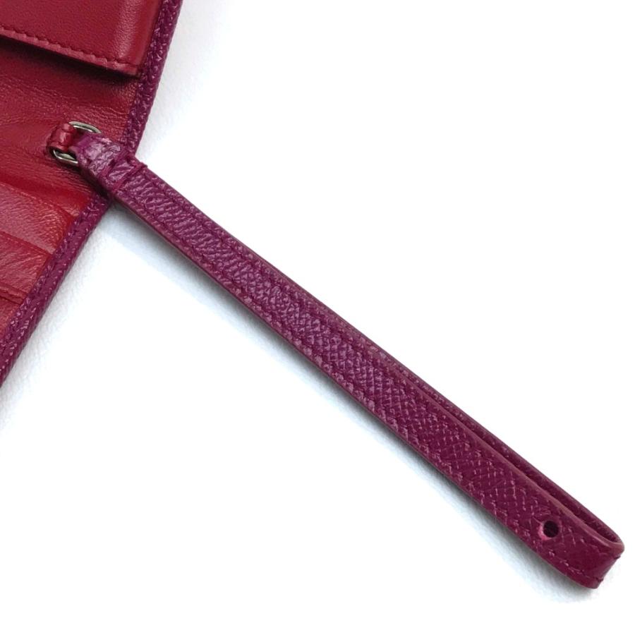 BVLGARI ブルガリ ブルガリ・ブルガリ パスケース ストラップ付き 二つ折り財布（小銭入れあり） カーフレザー レディース | BVLGARI | 05