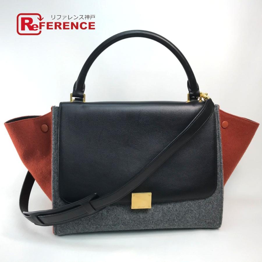 CELINE セリーヌ トラペーズ 2WAYハンドバッグ 最大82%OFFクーポン