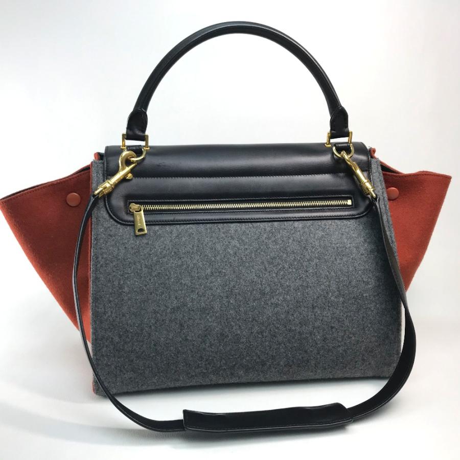 CELINE セリーヌ トラペーズ 2WAY ハンドバッグ ショルダーバッグ  