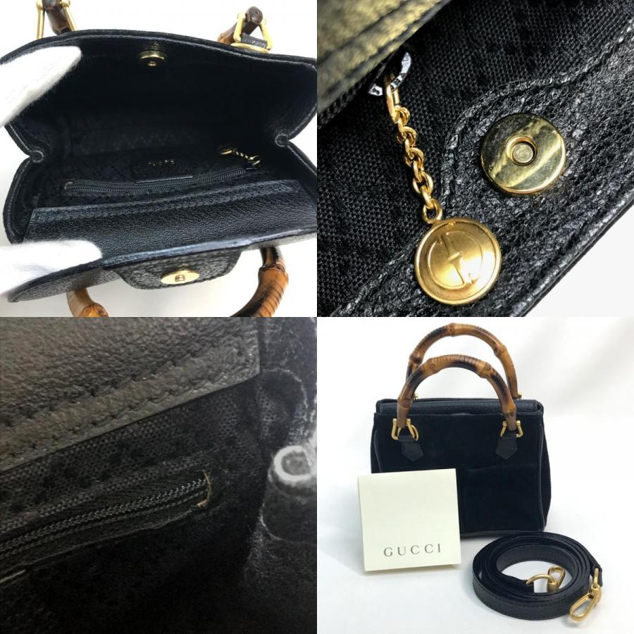GUCCI グッチ 007・1793・0238 バンブー ハンドバッグ ミニショルダー
