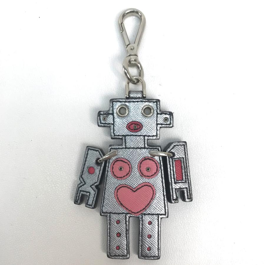 PRADA プラダ 1AR287 ロボット バッグチャーム キーリング