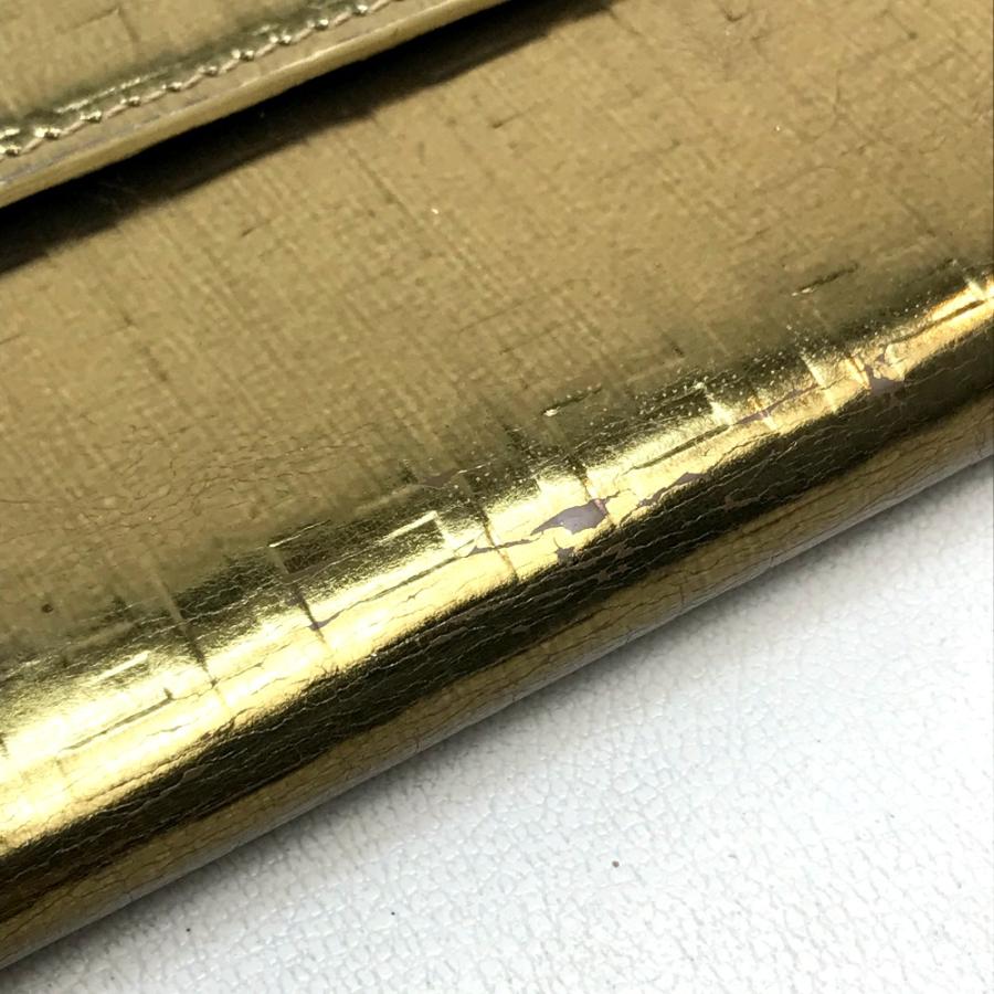 FENDI フェンディ 8Ｍ0032 ズッカ FF柄 長財布（小銭入れあり） エナメル レディース ゴールド | FENDI | 06