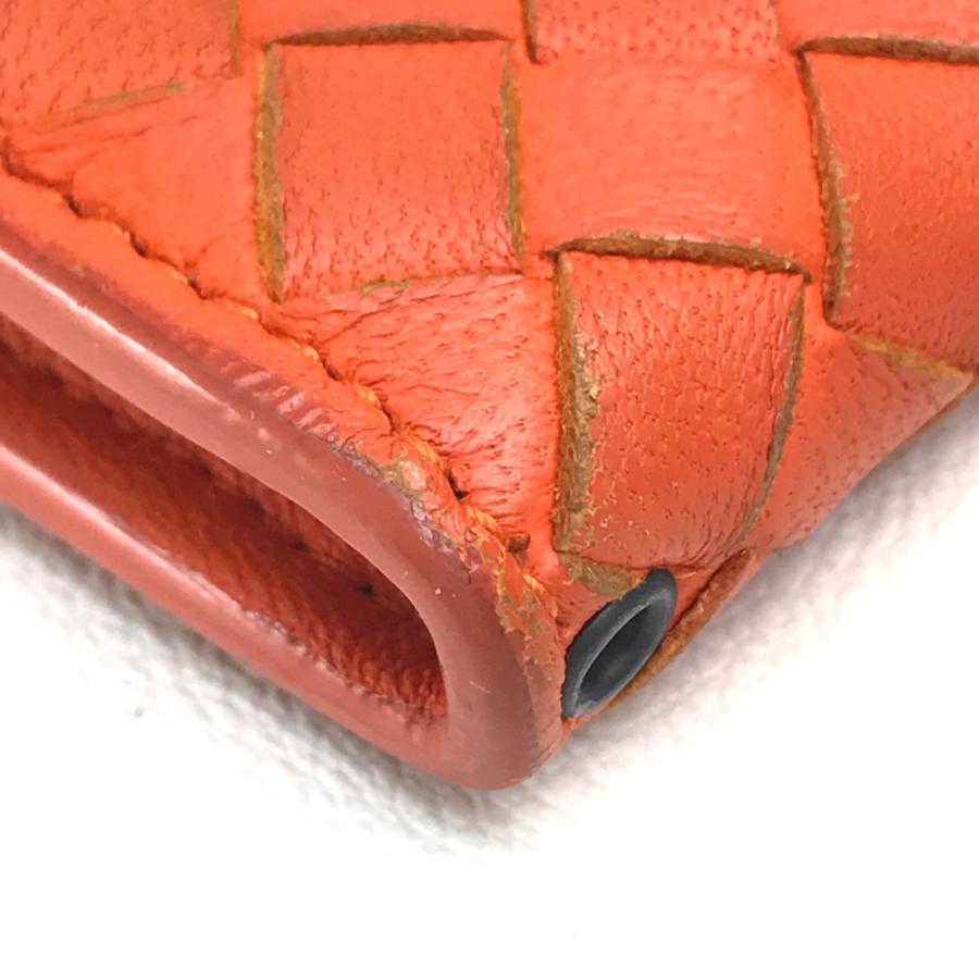 BOTTEGA VENETA ボッテガヴェネタ イントレチャート L字ファスナー 長財布 ファッション小物 レザー オレンジ |  | 03