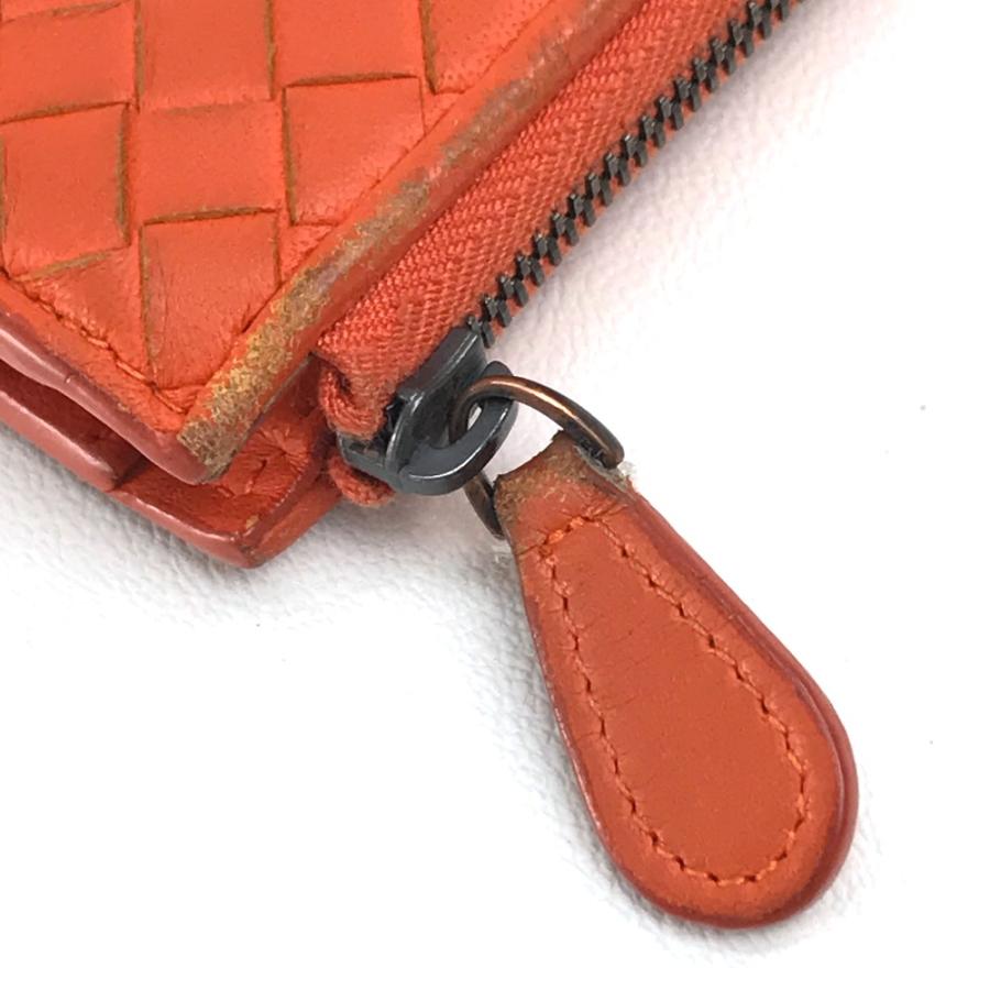BOTTEGA VENETA ボッテガヴェネタ イントレチャート L字ファスナー 長財布 ファッション小物 レザー オレンジ |  | 05