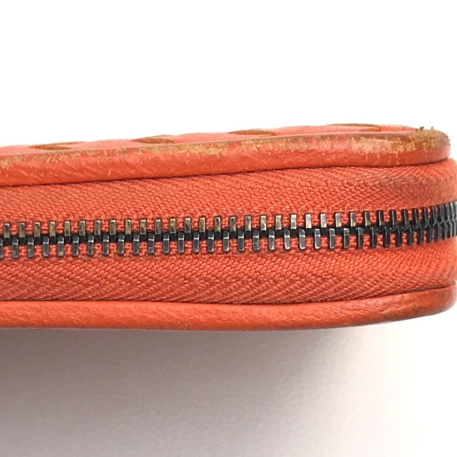 BOTTEGA VENETA ボッテガヴェネタ イントレチャート L字ファスナー 長財布 ファッション小物 レザー オレンジ |  | 06