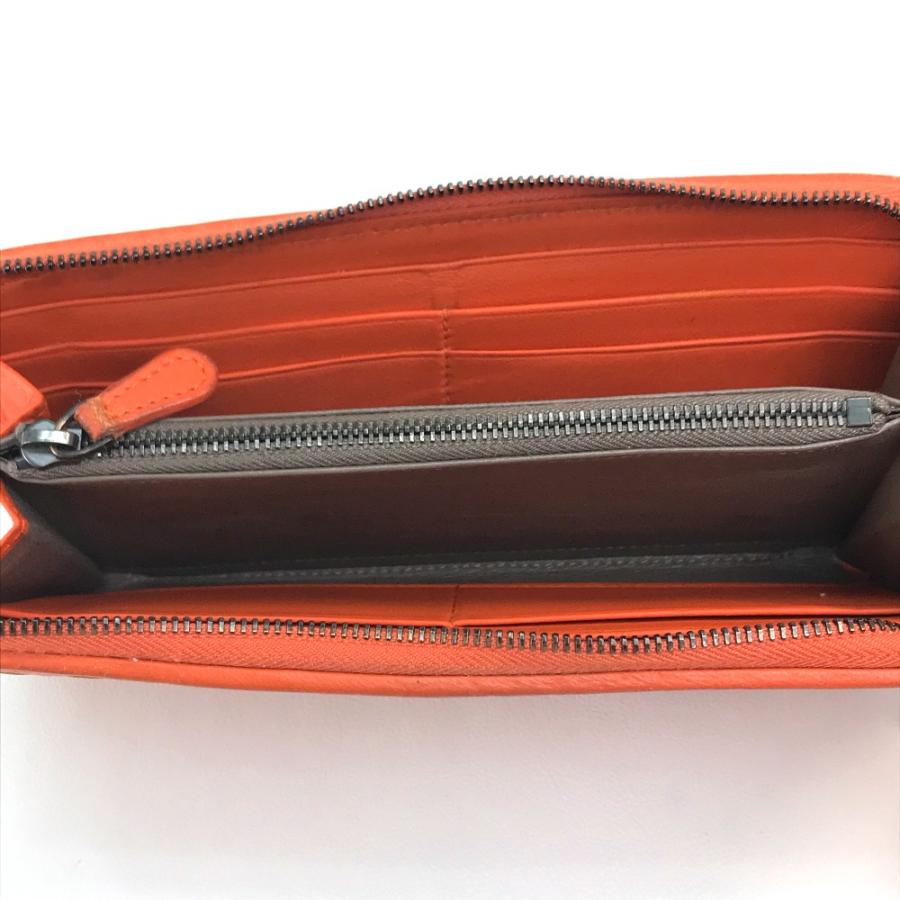 BOTTEGA VENETA ボッテガヴェネタ イントレチャート L字ファスナー 長財布 ファッション小物 レザー オレンジ |  | 07