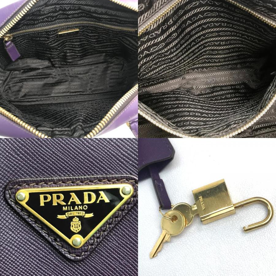 PRADA プラダ 三角ロゴプレート ハンドバッグ トートバッグ ショルダー