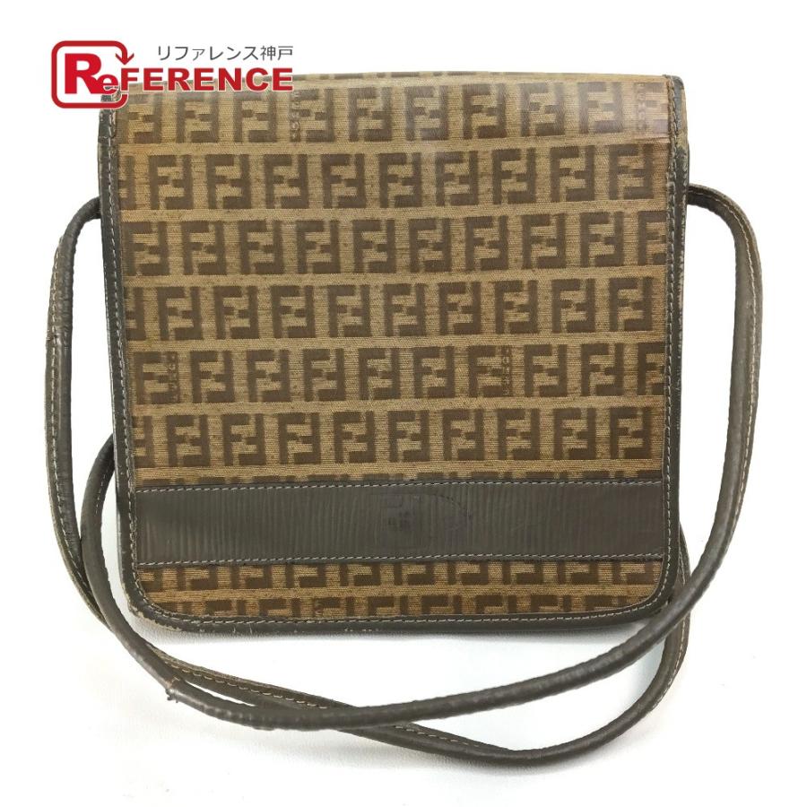 特上美品 フェンディ FENDI ズッカ FF柄 斜めかけ ポシェット