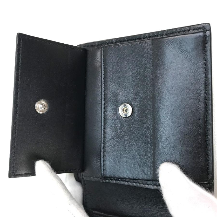 BALENCIAGA バレンシアガ 487435 エブリデイ コンパクトウォレット 2つ折り短財布 レザー ユニセックス ブラック | BALENCIAGA | 06