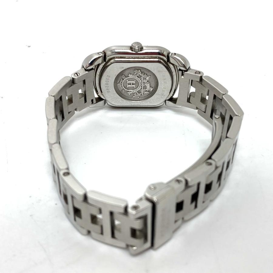 HERMES エルメス RA2.210 ラリー スモセコ クォーツ 腕時計 SS シルバー レディース【中古】 | HERMES | 02