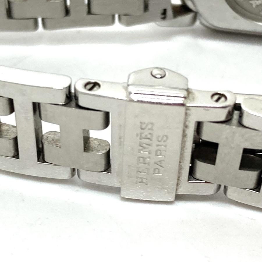 HERMES エルメス RA2.210 ラリー スモセコ クォーツ 腕時計 SS シルバー レディース【中古】 | HERMES | 05