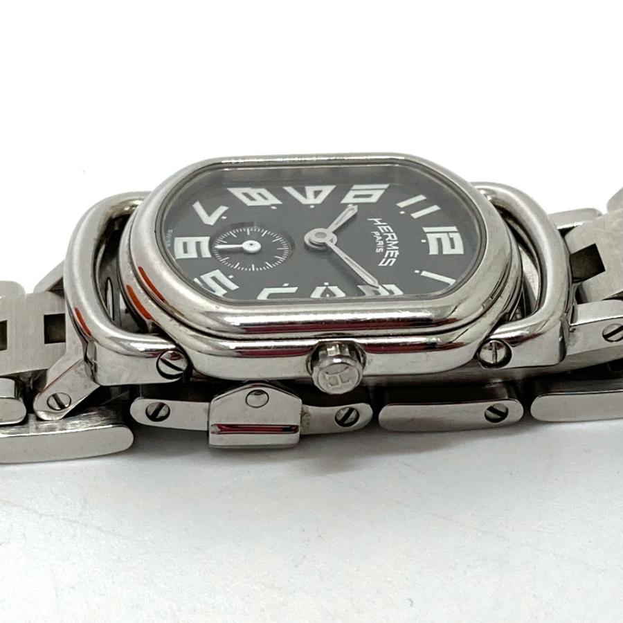 HERMES エルメス RA2.210 ラリー スモセコ クォーツ 腕時計 SS シルバー レディース【中古】 | HERMES | 07
